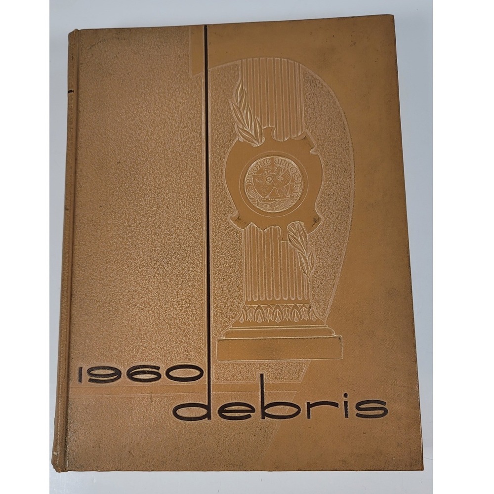 Vintage 1960 Purdue University Debris Yearbook Volume 73 West Lafayette Indiana